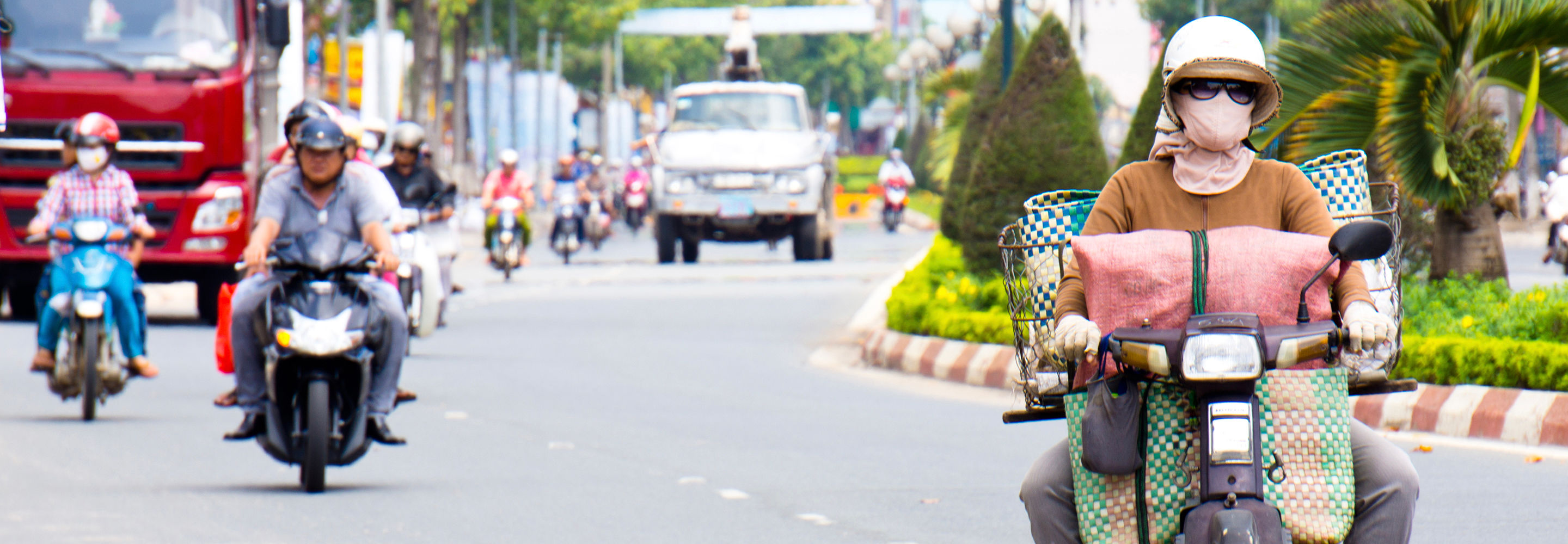 Road and traffic in Vietnam